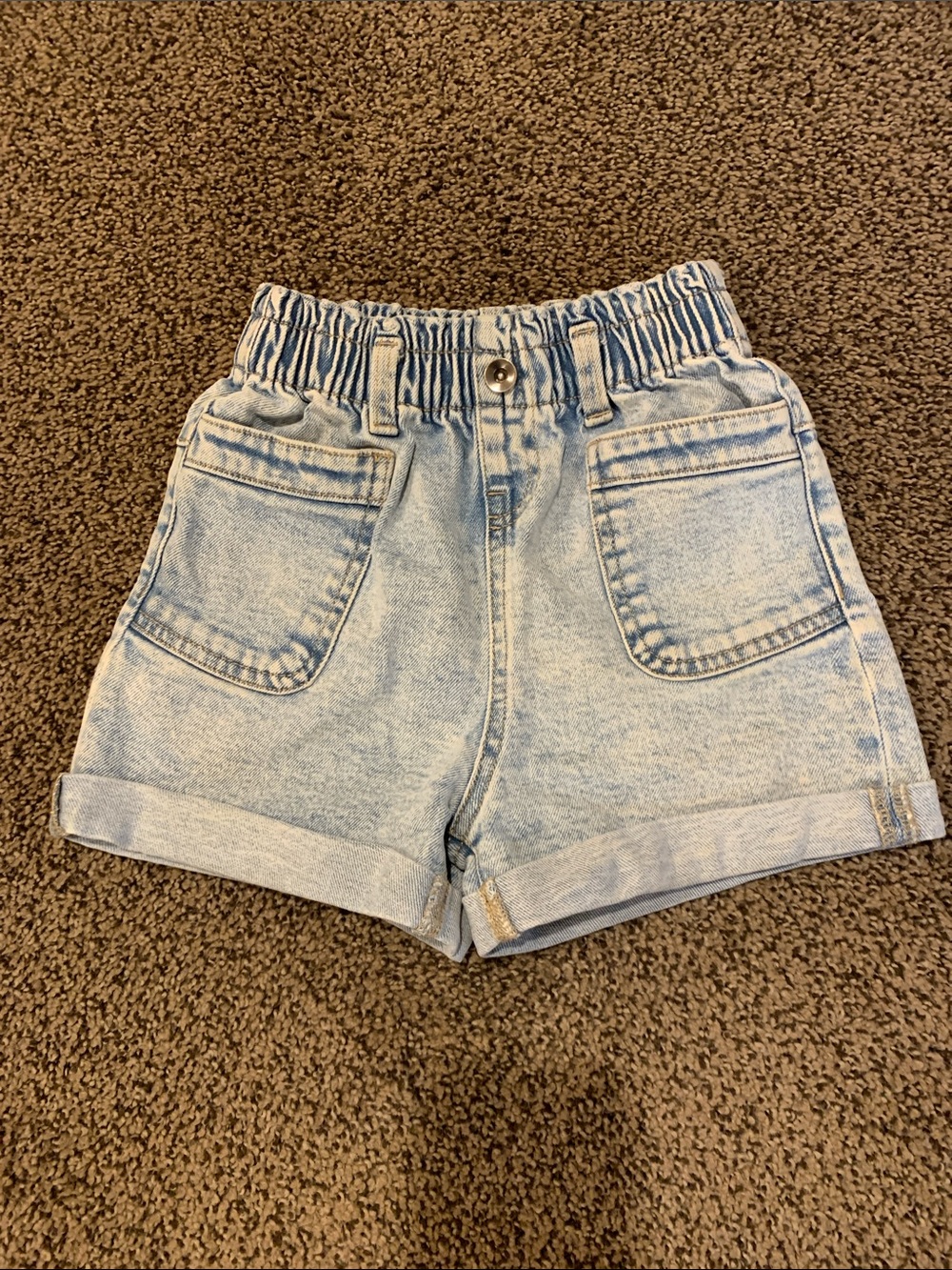 George XS Light Wash Denim Shorts